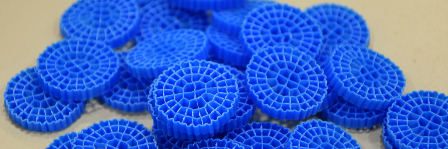 Blue MBBR wafers